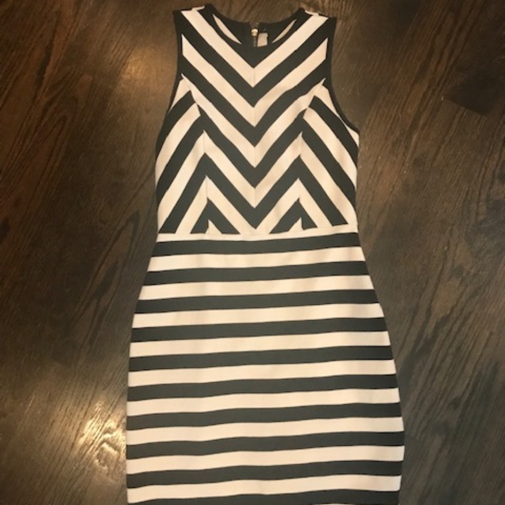 LOFT Striped Dress Size 2
